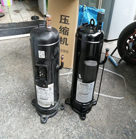 九原中央空调压缩机的更换维修